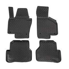 Tapis De Sol En Caoutchouc TPE Toutes Saisones Pour Volkswagen Passat B6 / B7 2005-2014, Système de Fixation, Bord Haut, Noir, Antidérapant, Toutes Saisons