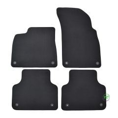 Tapis de sol de qualité supérieure pour Audi Q7 depuis 2015, Ajustement précis, Base Antidérapante, Renforcée Dans la Zone de la Pédale