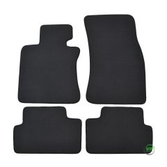 Tapis de sol de qualité supérieure pour Bmw 6er E63 2004-2010, Ajustement précis, Base Antidérapante, Renforcée Dans la Zone de la Pédale