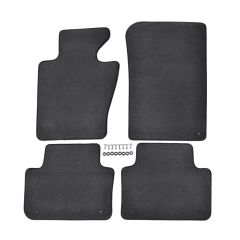 Tapis de sol de qualité supérieure pour Bmw X3 E83 2004-2010, Ajustement précis, Base Antidérapante, Renforcée Dans la Zone de la Pédale