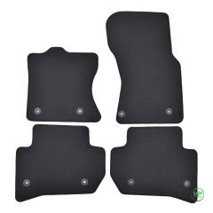 Tapis de sol de qualité supérieure pour Jaguar F-Pace depuis 2018, Ajustement précis, Base Antidérapante, Renforcée Dans la Zone de la Pédale