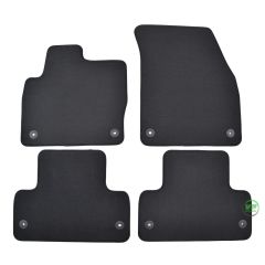 Tapis de sol de qualité supérieure pour Land Rover Range Rover Evoque depuis 2011-2018, Ajustement précis, Base Antidérapante, Renforcée Dans la Zone de la Pédale