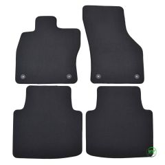 Tapis de sol de qualité supérieure pour Volkswagen Passat B8 depuis 2015, Ajustement précis, Base Antidérapante, Renforcée Dans la Zone de la Pédale