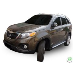 Marche-Pieds Latéraux Marche Pieds Compatible Avec Kia SORENTO 2009-2012, 1 jeu de marchepieds 2 pièces (droite et gauche), antidérapant