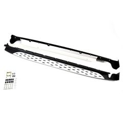 Marche-Pieds Latéraux Marche Pieds Compatible Avec Hyundai SANTA FE 2013-2018, 1 jeu de marchepieds 2 pièces (droite et gauche), antidérapant