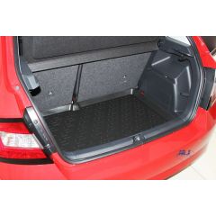 Tapis De Coffre Caoutchouc Premium Compatible Avec Skoda Fabia 3 5P. Berlina 2014-2021, Protection pour Le Transport, Bord Haut, Antidérapant, Inodore, Toutes Saisons