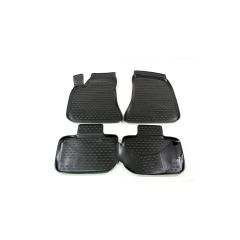 Tapis De Sol En Caoutchouc 3D Exclusive Compatible Avec Chrysler 300C depuis 2012, Système de Fixation, Bord Haut, Inodore, Noir, Antidérapant, Toutes Saisons