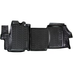 Tapis De Sol En Caoutchouc 3D Exclusive Compatible Avec Fiat Boxer depuis 2012, Système de Fixation, Bord Haut, Inodore, Noir, Antidérapant, Toutes Saisons