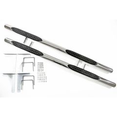 Tubes Marche-Pieds Latéraux Marche Pieds Compatible Avec Kia Sorento 2002-2008, 2 pièces (droite et gauche), pièces d'installation et de fixation