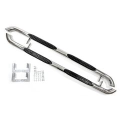 Tubes Marche-Pieds Latéraux Marche Pieds Compatible Avec Nissan Navara D40 2005-2012 4-Porte, 2 pièces (droite et gauche), pièces d'installation et de fixation