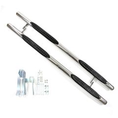 Tubes Marche-Pieds Latéraux Marche Pieds Compatible Avec Mitsubishi ASX 2010-2016, 2 pièces (droite et gauche), pièces d'installation et de fixation