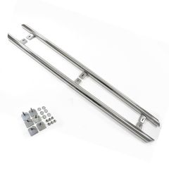 Tubes Marche-Pieds Latéraux Marche Pieds Compatible Avec Volkswagen Caddy 2003-2015, 2 pièces (droite et gauche), pièces d'installation et de fixation