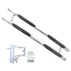 Tubes Marche-Pieds Latéraux Marche Pieds Compatible Avec Kia Sportage 2016-2021, 2 pièces (droite et gauche), pièces d'installation et de fixation