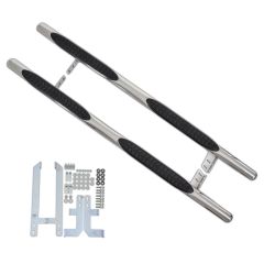 Tubes Marche-Pieds Latéraux Marche Pieds Compatible Avec Suzuki Vitara 5P. Berlina depuis 2015, 2 pièces (droite et gauche), pièces d'installation et de fixation