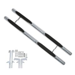 Tubes Marche-Pieds Latéraux Marche Pieds Compatible Avec Dacia Duster depuis 2018, 2 pièces (droite et gauche), pièces d'installation et de fixation