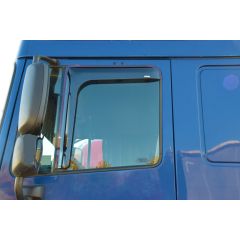 Deflecteurs d'air Déflecteurs de Vent Compatible Avec DAF XF95, XF105 1998-2014, Noir, Aérodynamique, Fixation par Ruban adhésif double face 3M