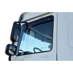 Deflecteurs d'air Déflecteurs de Vent Compatible Avec DAF XF106 depuis 2014, Noir, Aérodynamique, Fixation par Ruban adhésif double face 3M