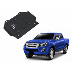 Protection Sous Moteur Acier Pour Isuzu D-Max / Rodeo / V-Cross 2012-2019, Châssis de Protection de Moteur, Épaisseur 2mm, 1x protection moteur, matériel de montage