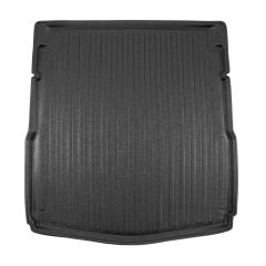 Tapis De Coffre Sur Mesure Pour  Audi A6 C6 4F 2004-2007 4P. Berlina, Noir, Antidérapant, Bord Haut, Toutes Saisons, Adapté Animaux de Compagnie