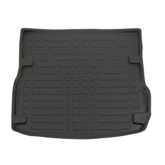 Tapis De Coffre Sur Mesure Pour  Audi A6 C6 Break 2004-2011, Noir, Antidérapant, Bord Haut, Toutes Saisons, Adapté Animaux de Compagnie