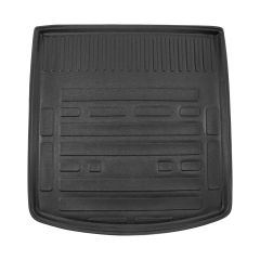 Tapis De Coffre Sur Mesure Pour  Audi A4, A5 2009-2015 4P. Berlina, Noir, Antidérapant, Bord Haut, Toutes Saisons, Adapté Animaux de Compagnie