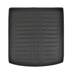 Tapis De Coffre Sur Mesure Pour  Audi A4 B8 Avant / Break 2008-2015, Noir, Antidérapant, Bord Haut, Toutes Saisons, Adapté Animaux de Compagnie
