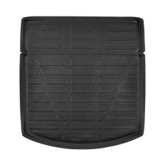 Tapis De Coffre Sur Mesure Pour  Audi A4 B9 8W depuis 2015 4P. Berlina, Noir, Antidérapant, Bord Haut, Toutes Saisons, Adapté Animaux de Compagnie