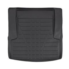 Tapis De Coffre Sur Mesure Pour  Bmw 3 Series E90 4P. Berlina 2005-2012, Noir, Antidérapant, Bord Haut, Toutes Saisons, Adapté Animaux de Compagnie