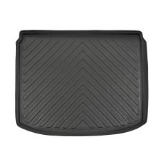 Tapis De Coffre Sur Mesure Pour  Citroen C4 2004-2010 3/5P. Berlina, Noir, Antidérapant, Bord Haut, Toutes Saisons, Adapté Animaux de Compagnie