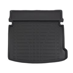 Tapis De Coffre Sur Mesure Pour  Dacia Lodgy depuis 2013, Noir, Antidérapant, Bord Haut, Toutes Saisons, Adapté Animaux de Compagnie