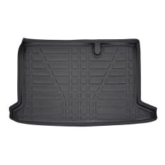 Tapis De Coffre Sur Mesure Pour Dacia Sandero 3 depuis 2021, Noir, Antidérapant, Bord Haut, Toutes Saisons, Adapté Animaux de Compagnie