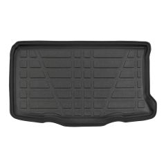 Tapis De Coffre Sur Mesure Pour  Fiat 500 2007-2015, Noir, Antidérapant, Bord Haut, Toutes Saisons, Adapté Animaux de Compagnie