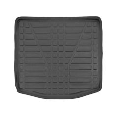 Tapis De Coffre Sur Mesure Pour  Ford Focus 3 4P. Berlina 2010-2018, Noir, Antidérapant, Bord Haut, Toutes Saisons, Adapté Animaux de Compagnie