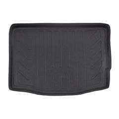 Tapis De Coffre Sur Mesure Pour  Ford Focus 4 5P. Berlina depuis 2018, Noir, Antidérapant, Bord Haut, Toutes Saisons, Adapté Animaux de Compagnie