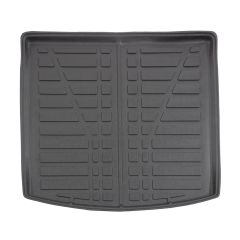Tapis De Coffre Sur Mesure Pour  Ford C-Max 7 Posti 2010-2019, Noir, Antidérapant, Bord Haut, Toutes Saisons, Adapté Animaux de Compagnie
