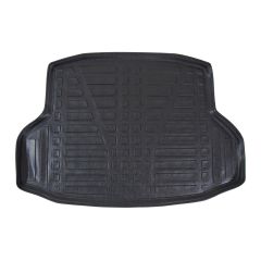 Tapis De Coffre Sur Mesure Pour  Honda Civic 4P. Berlina 2016-2021, Noir, Antidérapant, Bord Haut, Toutes Saisons, Adapté Animaux de Compagnie
