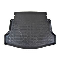 Tapis De Coffre Sur Mesure Pour  Honda Civic 5P. Berlina 2016-2021, Noir, Antidérapant, Bord Haut, Toutes Saisons, Adapté Animaux de Compagnie