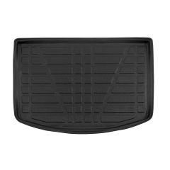 Tapis De Coffre Sur Mesure Pour  Kia Rio 5P. Berlina depuis 2017, Noir, Antidérapant, Bord Haut, Toutes Saisons, Adapté Animaux de Compagnie