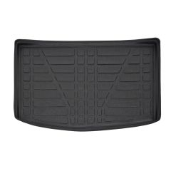Tapis De Coffre Sur Mesure Pour  Kia Stonic depuis 2017, Noir, Antidérapant, Bord Haut, Toutes Saisons, Adapté Animaux de Compagnie