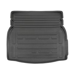 Tapis De Coffre Sur Mesure Pour  Mercedes C-Klasse W205 4P. Berlina 2015-2021, Noir, Antidérapant, Bord Haut, Toutes Saisons, Adapté Animaux de Compagnie