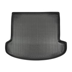 Tapis De Coffre Sur Mesure Pour  Nissan Qashqai +2 J10 7-places 2008-2014, Noir, Antidérapant, Bord Haut, Toutes Saisons, Adapté Animaux de Compagnie