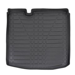 Tapis De Coffre Sur Mesure Pour  Opel Astra 4 J 4P. Berlina 2009-2015, Noir, Antidérapant, Bord Haut, Toutes Saisons, Adapté Animaux de Compagnie