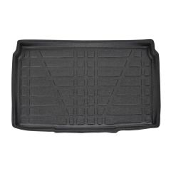 Tapis De Coffre Sur Mesure Pour  Peugeot 208 depuis 2020, Noir, Antidérapant, Bord Haut, Toutes Saisons, Adapté Animaux de Compagnie
