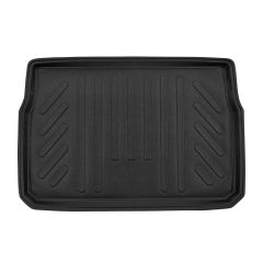 Tapis De Coffre Sur Mesure Pour  Peugeot 208 2012-2019, Noir, Antidérapant, Bord Haut, Toutes Saisons, Adapté Animaux de Compagnie