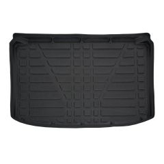 Tapis De Coffre Sur Mesure Pour  Peugeot 308 5P. Berlina depuis 2013, Noir, Antidérapant, Bord Haut, Toutes Saisons, Adapté Animaux de Compagnie
