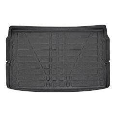Tapis De Coffre Sur Mesure Pour  Peugeot 2008 Crossover depuis 2019, Noir, Antidérapant, Bord Haut, Toutes Saisons, Adapté Animaux de Compagnie