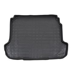 Tapis De Coffre Sur Mesure Pour  Renault Fluence 4P. Berlina 2009-2017, Noir, Antidérapant, Bord Haut, Toutes Saisons, Adapté Animaux de Compagnie