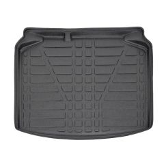 Tapis De Coffre Sur Mesure Pour  Skoda Scala 5P. Berlina depuis 2019, Noir, Antidérapant, Bord Haut, Toutes Saisons, Adapté Animaux de Compagnie