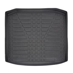 Tapis De Coffre Sur Mesure Pour  Skoda Octavia 4 4P. Berlina depuis 2019, Noir, Antidérapant, Bord Haut, Toutes Saisons, Adapté Animaux de Compagnie