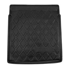 Tapis De Coffre Sur Mesure Pour  Volkswagen Passat B6 / B7 4P. Berlina 2005-2014, Noir, Antidérapant, Bord Haut, Toutes Saisons, Adapté Animaux de Compagnie